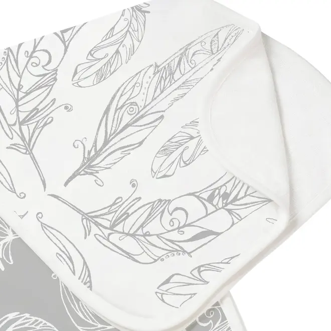 Bamboo Burp 'n Bib (2 Pack) Feather Light