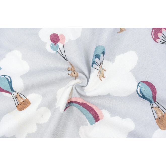 Bamboo Burp 'n Bib (2 Pack) Sahara Sky