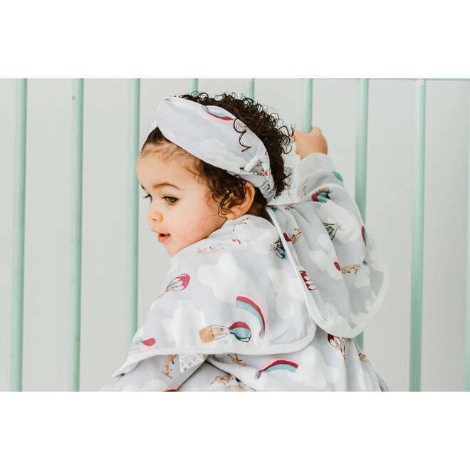 Bamboo Burp 'n Bib (2 Pack) Sahara Sky