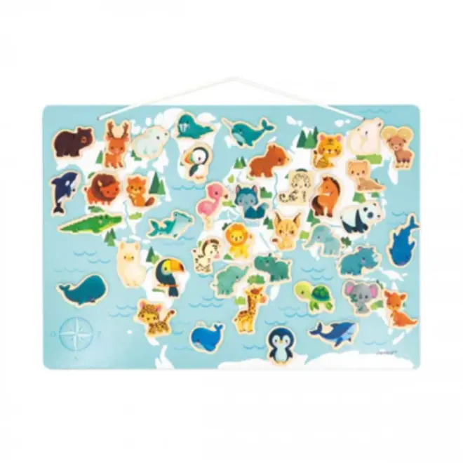 MINIKIDS - MAGNETIC WORLD MAP