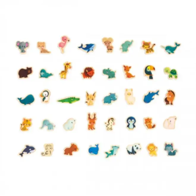 MINIKIDS - MAGNETIC WORLD MAP
