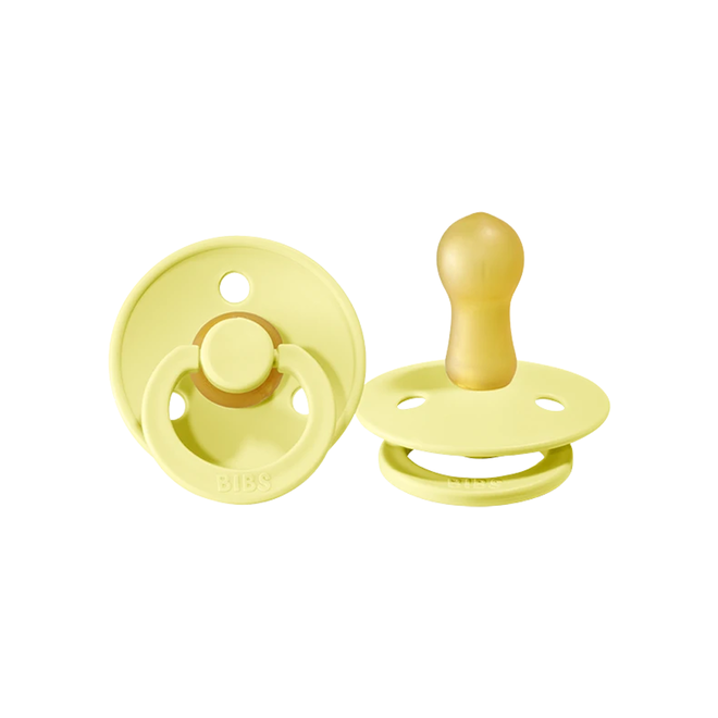 BIBS Pacifier De Lux Silicone 2 PK Sunshine