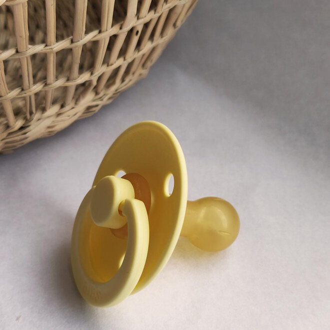 BIBS Pacifier De Lux Silicone 2 PK Sunshine