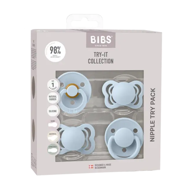 BIBS Try-It Collection Baby Blue