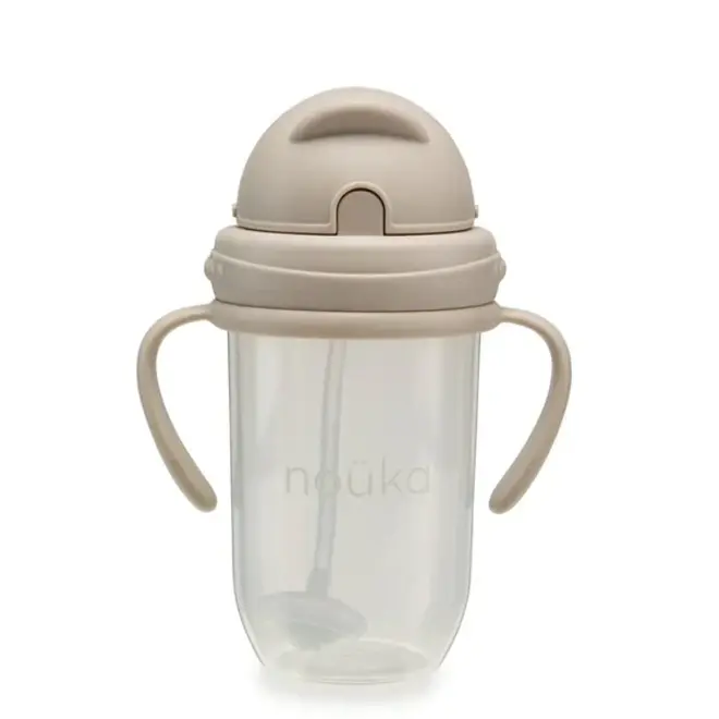 noüka Non-Spill Weighted Straw Cup 9 oz -Bloom