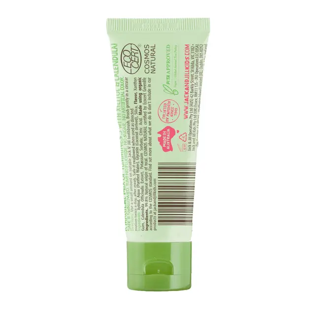 Jack N Jill Natural Toothpaste Organic Green Apple