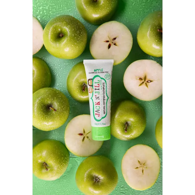 Jack N Jill Natural Toothpaste Organic Green Apple