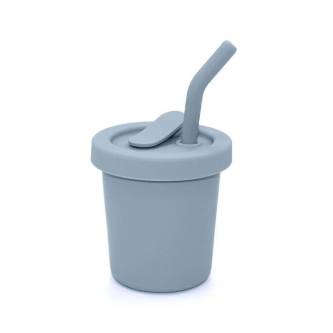 noüka Straw Cup 6 OZ - Lily Blue