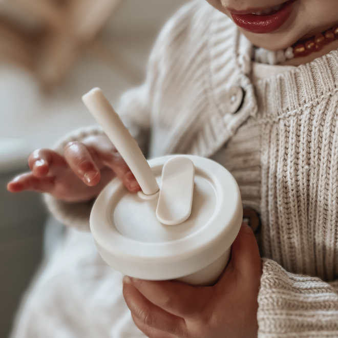 noüka Straw Cup 6 OZ - Lily Blue