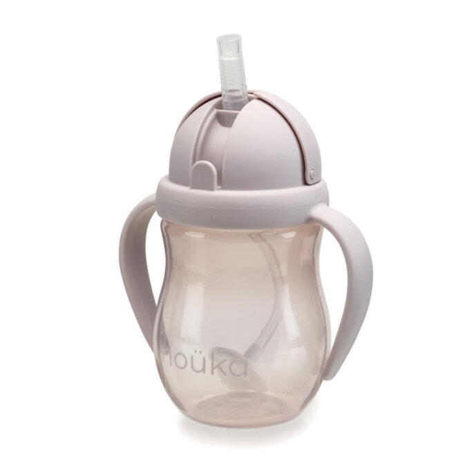 noüka Non-Spill Weighted Straw Cup 8 oz -Bloom
