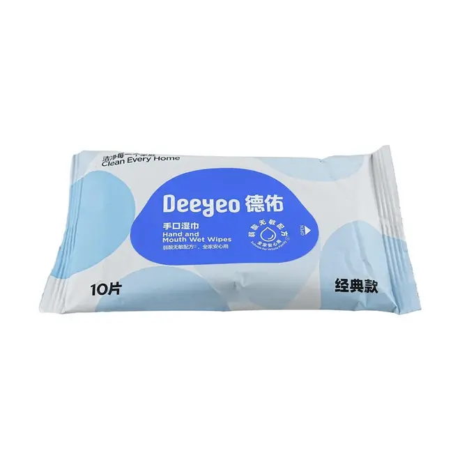 Deeyeo Hand and Mouth Wet Wipes 10Pcs
