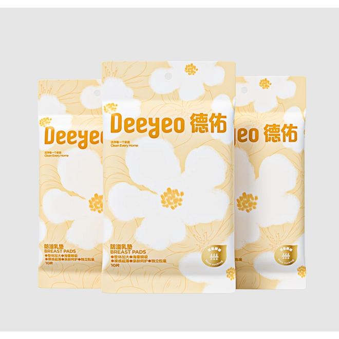 Deeyeo Disposable Breast Pad 10Pcs