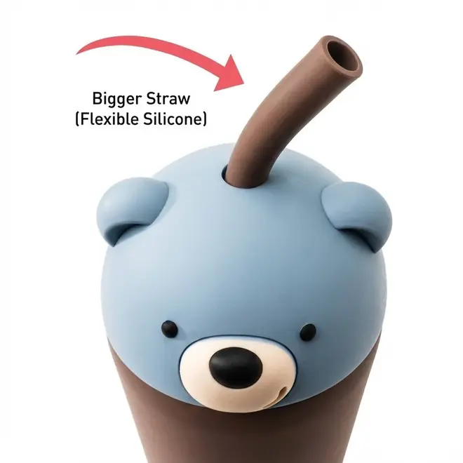 ASOBU Bestie Sippy 24 oz Bear