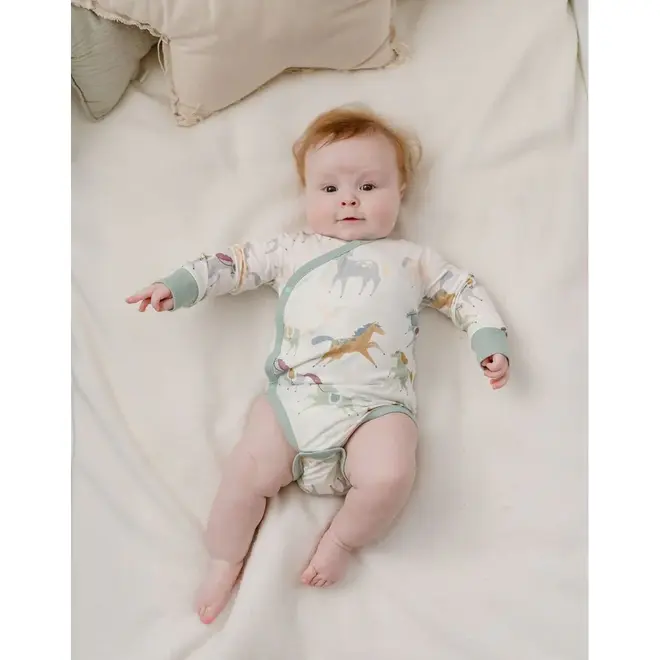 Long Sleeve Kimono Onesis Pony Express