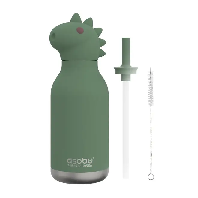 ASOBU 16 oz Bestie Animal Bottle DINOSAUR