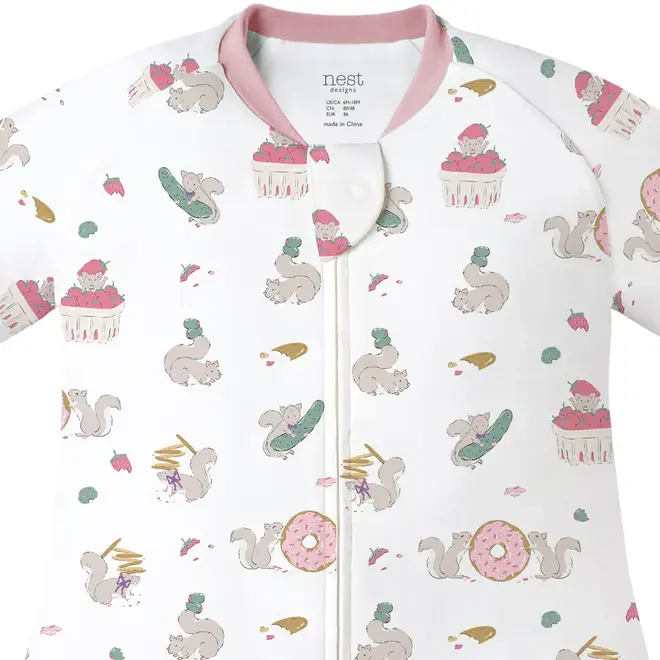 1.0 TOG Long Sleeve Footed Sleep Bag - Very Squirrelly