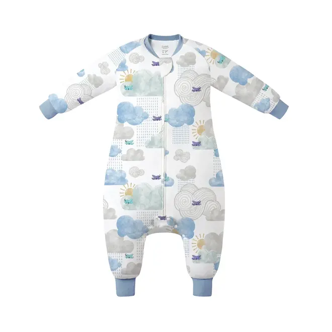 1.0 TOG Long Sleeve Footed Sleep Bag Fluffy Puffs