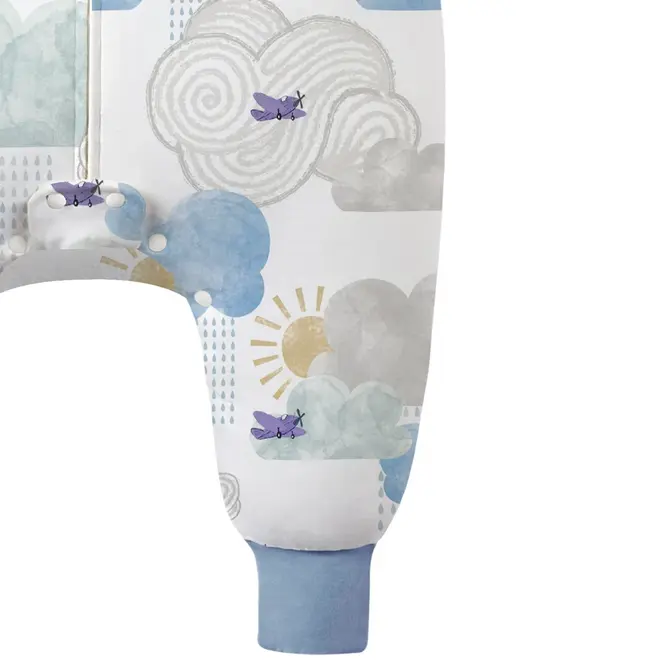 1.0 TOG Long Sleeve Footed Sleep Bag Fluffy Puffs