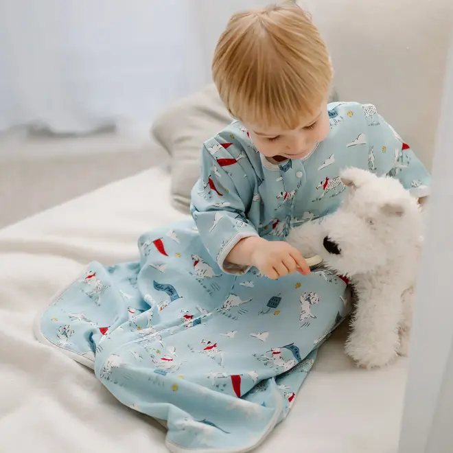 0.6 TOG Removable 3/4 Sleeve Sleep Bag Puppy Park