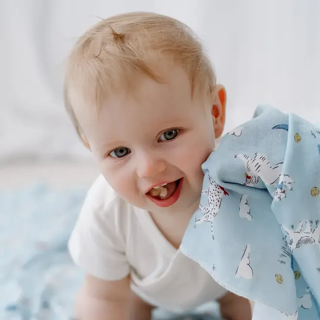 Bubs Baby Washcloth Set (6 Pack) - 35cm x 35cm - Summer Days