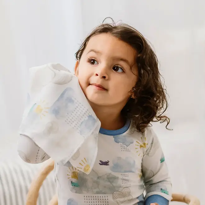 Bubs Baby Washcloth Set (6 Pack) - 35cm x 35cm - Summer Days