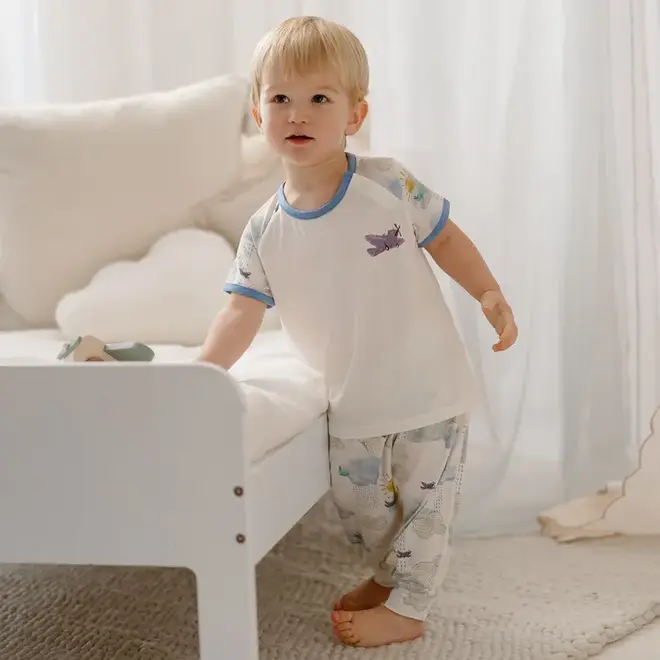 Short Sleeve Play Set Fluffy Puffs