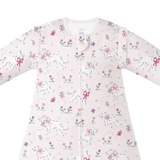 0.6 TOG Removable 3/4 Sleeve Sleep Bag Doggie Meadow