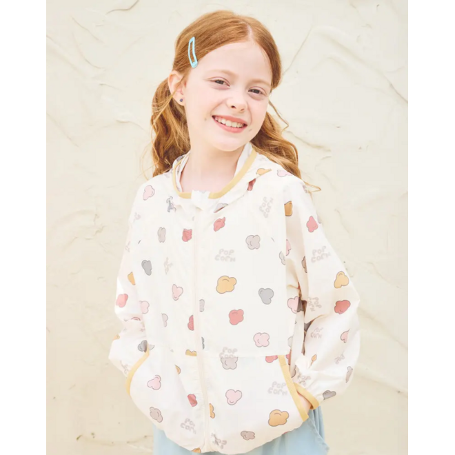 Recycled Nylon Hooded Wind Breaker Popclouds