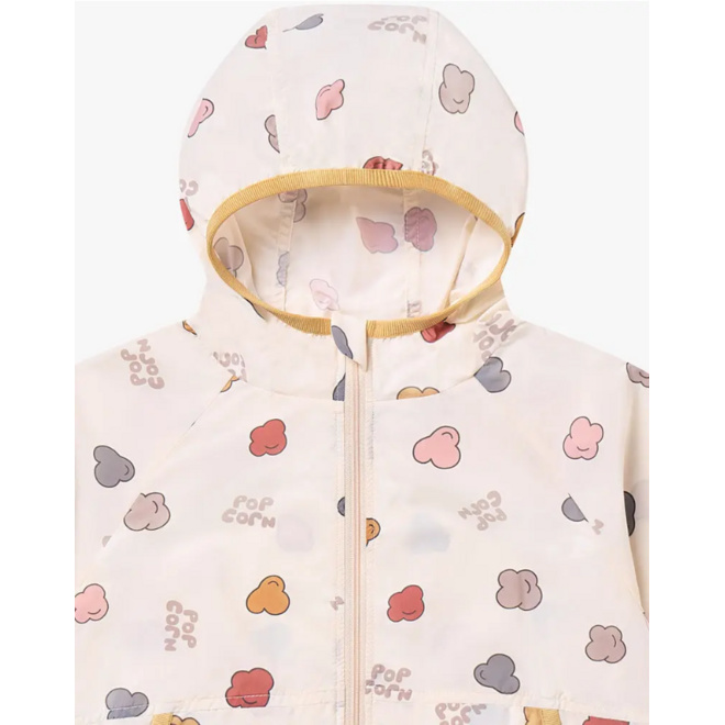 Recycled Nylon Hooded Wind Breaker Popclouds