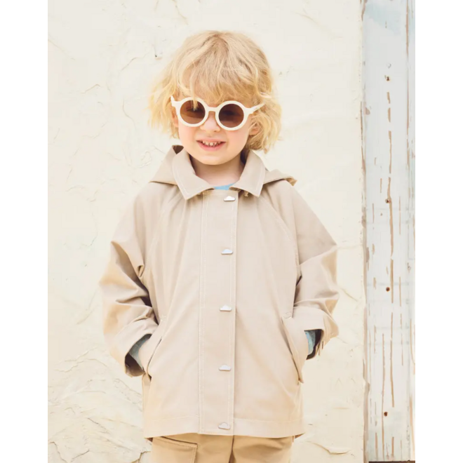 Twill Hooded Jacket Sandy Neutral