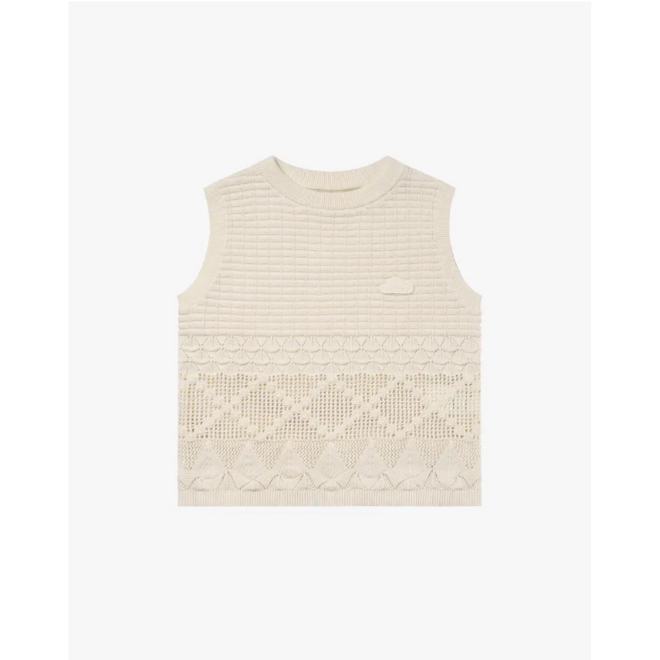 Knit Vest Jet Stream