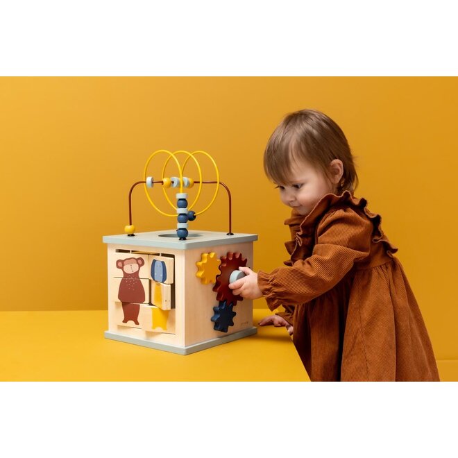 Trixie Wooden 5-in-1 activity cube