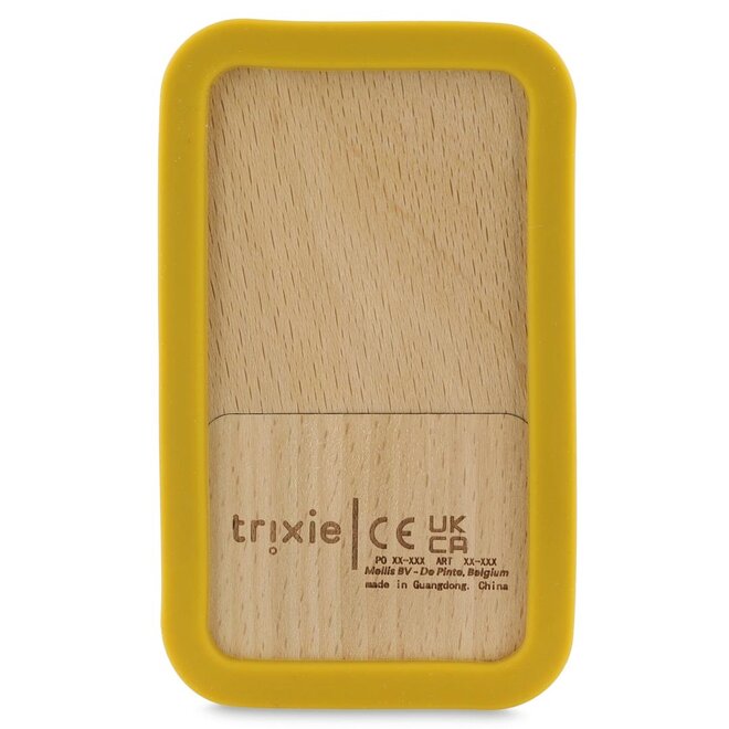 Trixie Wooden silicone baby phone - Mr. Lion