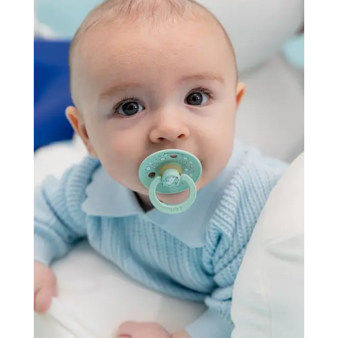 BIBS x Moomin Pacifier Colour 2 pack Dreaming Latex - Baby Pink Mix