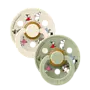 BIBS x Moomin Pacifier Colour 2 pack Friends Latex - Ivory mix