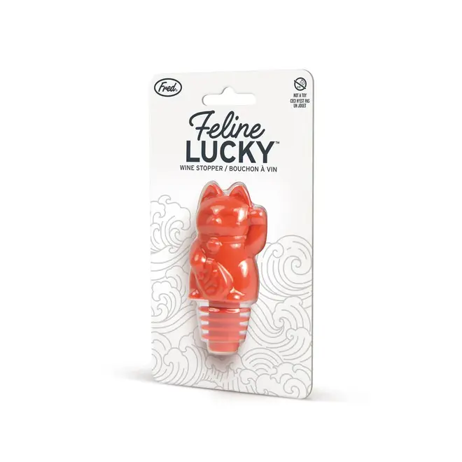 FELINE LUCKY - BOTTLE STOPPER
