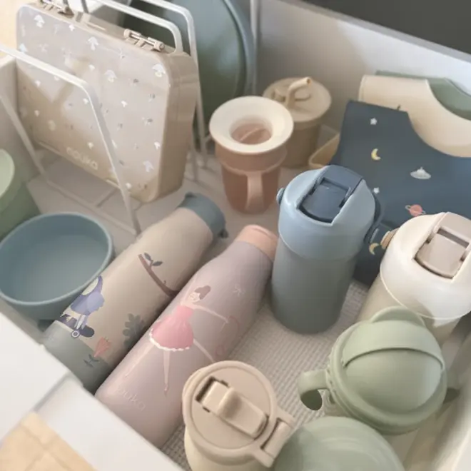 noüka Stainless Steel Drinking Bottle 10 Oz Lucie Collection - Fleur The Ballerina