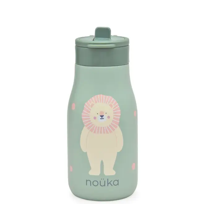 noüka Stainless Steel Drinking Bottle 10 Oz Lucie Collection - Roary-The Lion