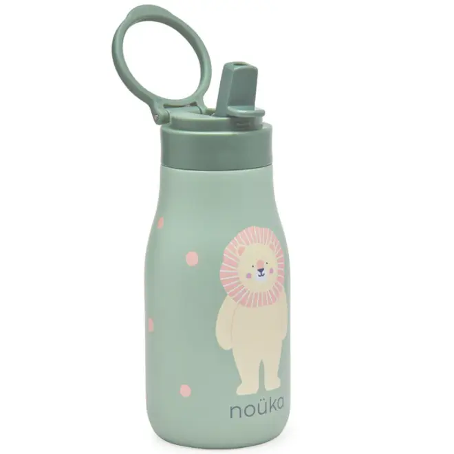 noüka Stainless Steel Drinking Bottle 10 Oz Lucie Collection - Roary-The Lion