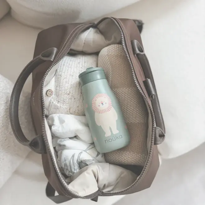 noüka Stainless Steel Drinking Bottle 10 Oz Lucie Collection - Roary-The Lion