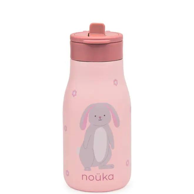 noüka Stainless Steel Drinking Bottle 10 Oz Lucie Collection - Pip The Rabbit