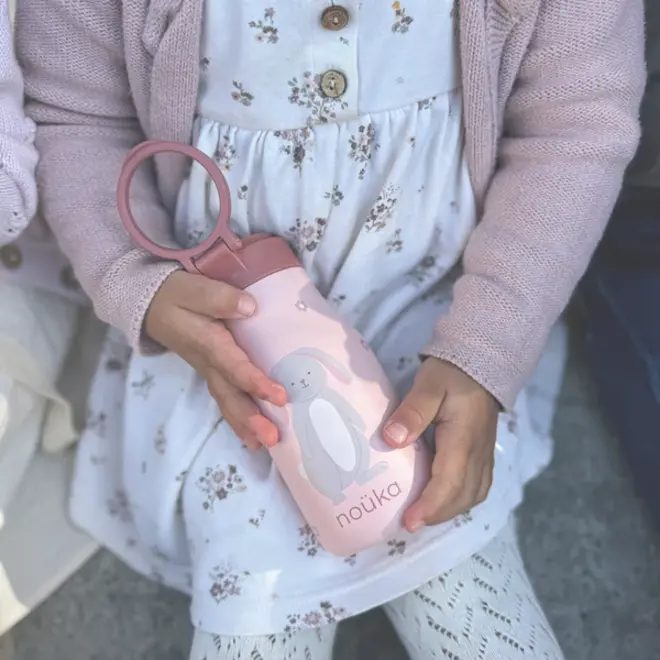 noüka Stainless Steel Drinking Bottle 10 Oz Lucie Collection - Pip The Rabbit