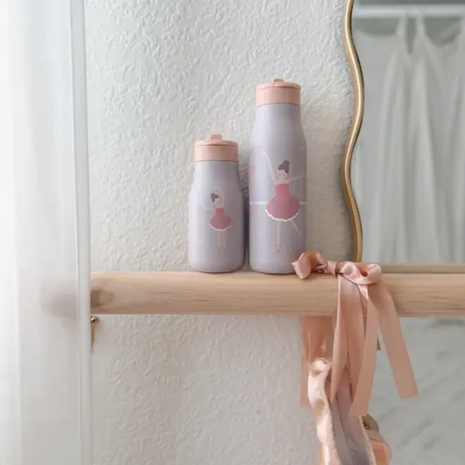 noüka Stainless Steel Drinking Bottle 16 Oz Daisy Collection - Fleur The Ballerina