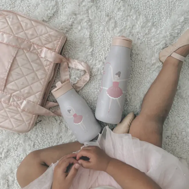noüka Stainless Steel Drinking Bottle 16 Oz Daisy Collection - Fleur The Ballerina