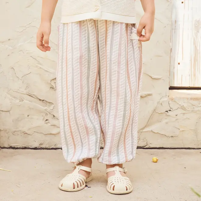 Balloon Pants Caramel Stripes