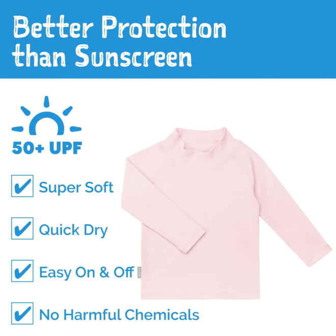 Sun & Splash LS UV Top Soft Pink