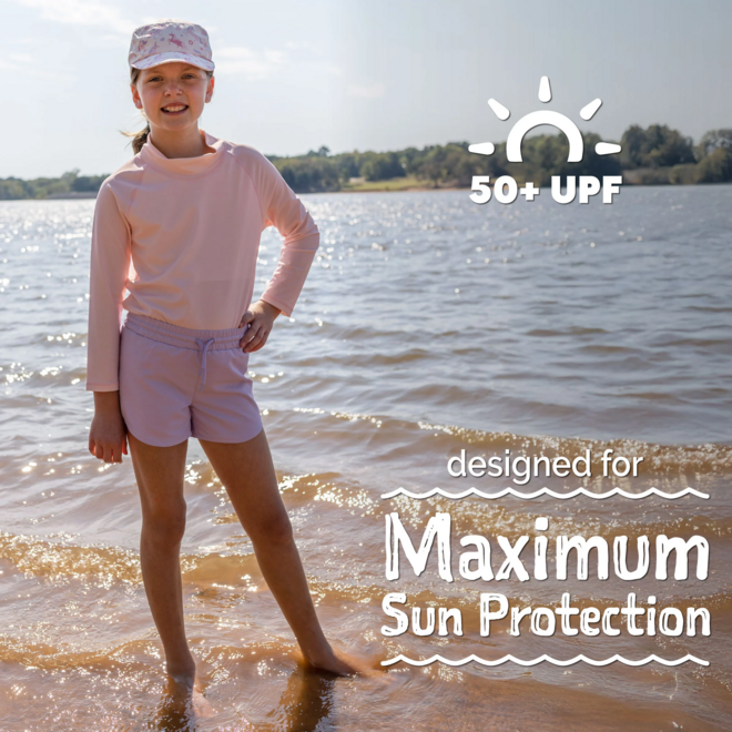 Sun & Splash LS UV Top Soft Pink