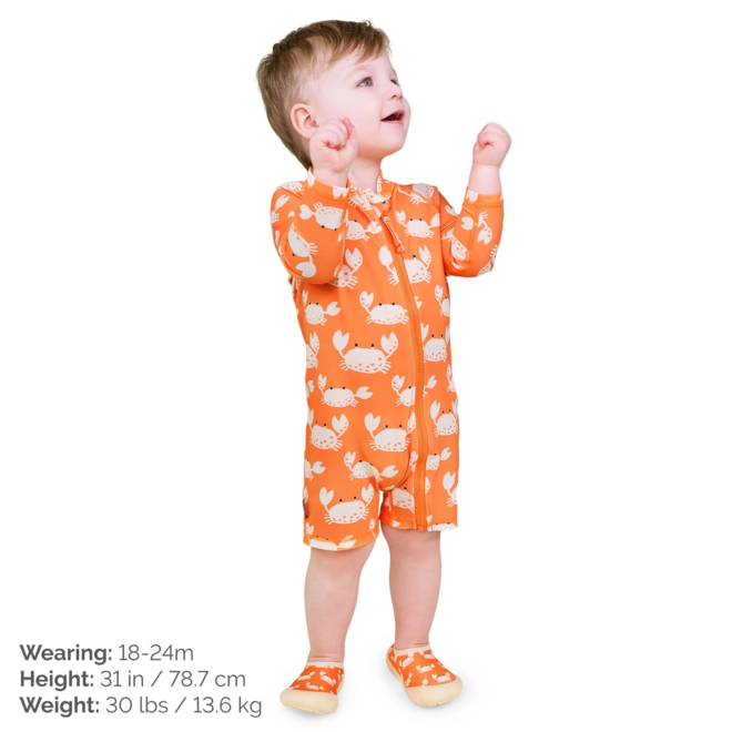 Sun & Splash 1-pc UV Jumpsuit Crabby Crab