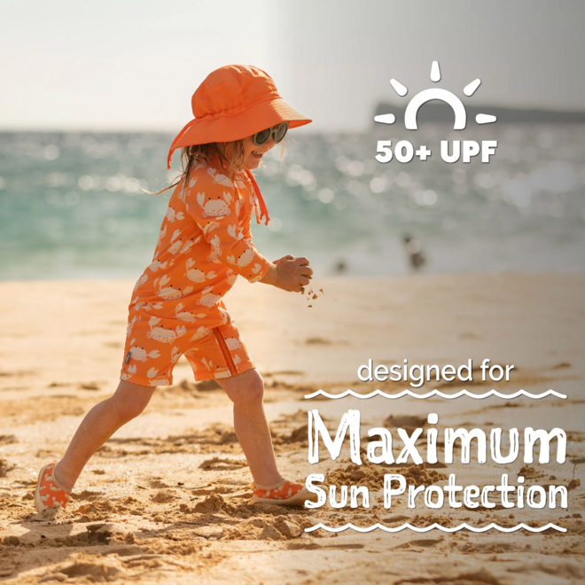 Sun & Splash 1-pc UV Jumpsuit Crabby Crab
