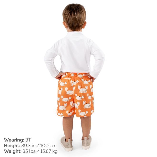 Sun & Splash UV Swim Short Crabby Crab